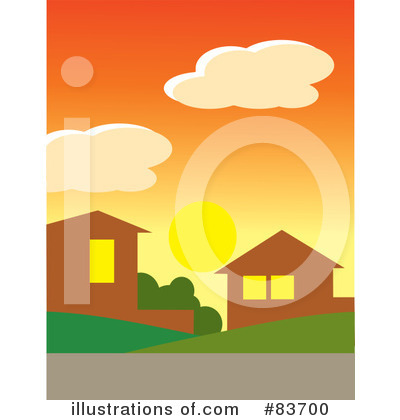 Royalty-Free (RF) Neighborhood Clipart Illustration by Rosie Piter - Stock Sample #83700