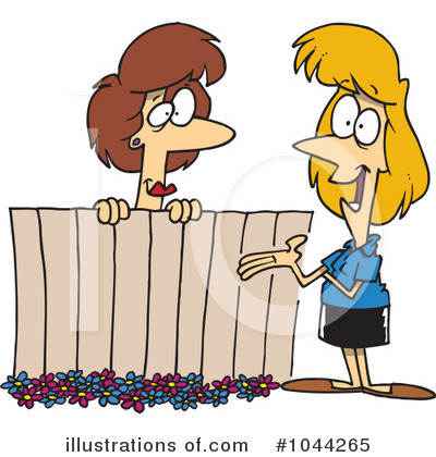 Royalty-Free (RF) Neighbors Clipart Illustration by toonaday - Stock Sample #1044265
