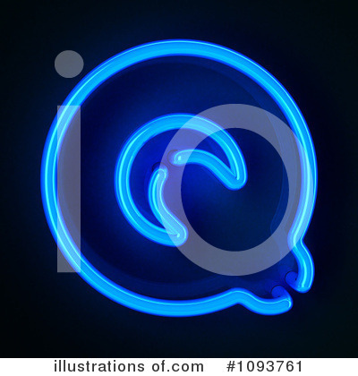 Royalty-Free (RF) Neon Letter Clipart Illustration by stockillustrations - Stock Sample #1093761