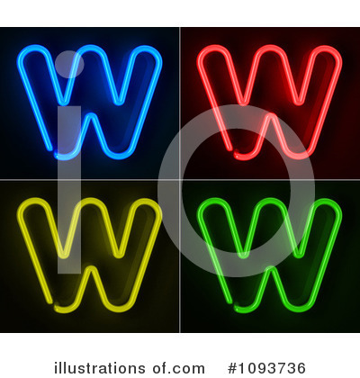 Neon Design Element Clipart #1093736 by stockillustrations