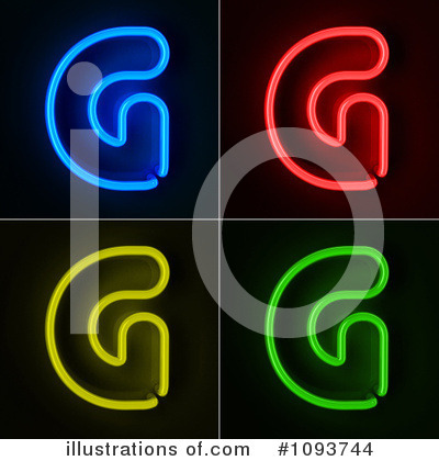 Neon Sign Clipart #1093744 by stockillustrations