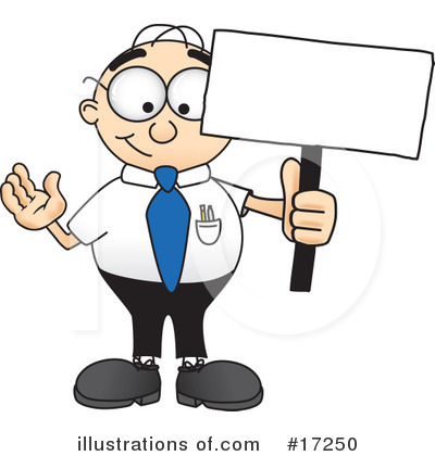 Royalty-Free (RF) Nerd 1 Character Clipart Illustration by Mascot Junction - Stock Sample #17250