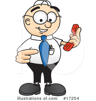 Royalty-Free (RF) Nerd 1 Character Clipart Illustration by Mascot Junction - Stock Sample #17254