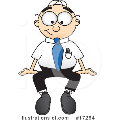 Royalty-Free (RF) Nerd 1 Character Clipart Illustration by Mascot Junction - Stock Sample #17264