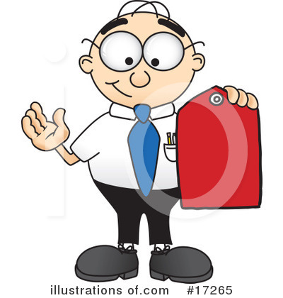 Nerd 1 Character Clipart #17265 by Mascot Junction
