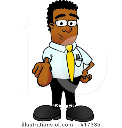 Royalty-Free (RF) Nerd 3 Character Clipart Illustration by Mascot Junction - Stock Sample #17335