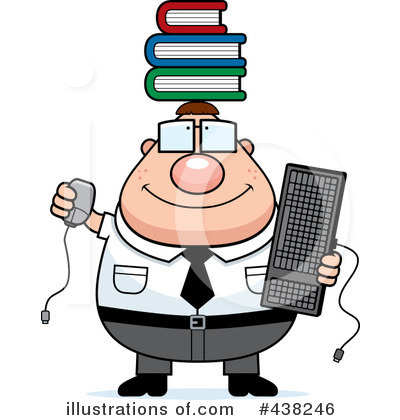 Royalty-Free (RF) Nerd Clipart Illustration by Cory Thoman - Stock Sample #438246