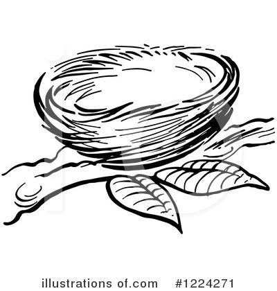 Royalty-Free (RF) Nest Clipart Illustration by Picsburg - Stock Sample #1224271
