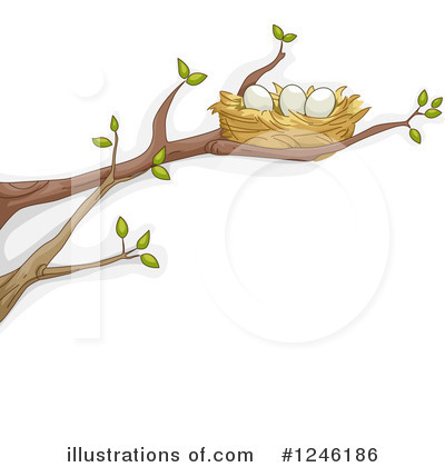 Royalty-Free (RF) Nest Clipart Illustration by BNP Design Studio - Stock Sample #1246186