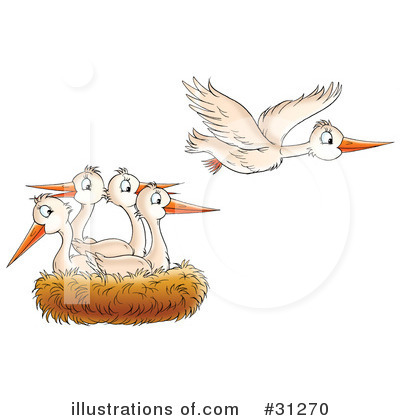 Royalty-Free (RF) Nest Clipart Illustration by Alex Bannykh - Stock Sample #31270