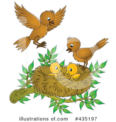 Royalty-Free (RF) Nest Clipart Illustration by Alex Bannykh - Stock Sample #435197