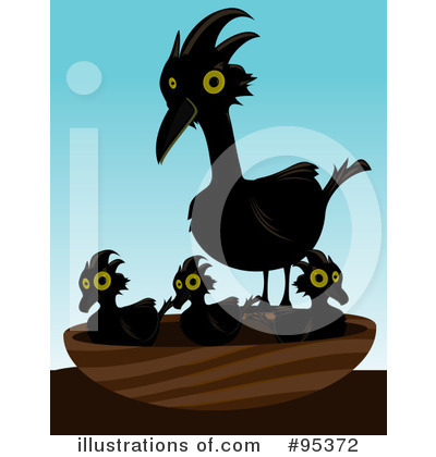 Royalty-Free (RF) Nest Clipart Illustration by Randomway - Stock Sample #95372