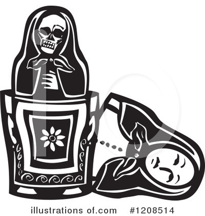 Royalty-Free (RF) Nesting Doll Clipart Illustration by xunantunich - Stock Sample #1208514