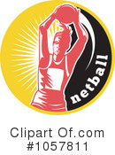 Netball Clipart #1057811 by patrimonio