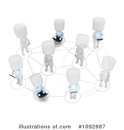 Royalty-Free (RF) Network Clipart Illustration by BNP Design Studio - Stock Sample #1092887