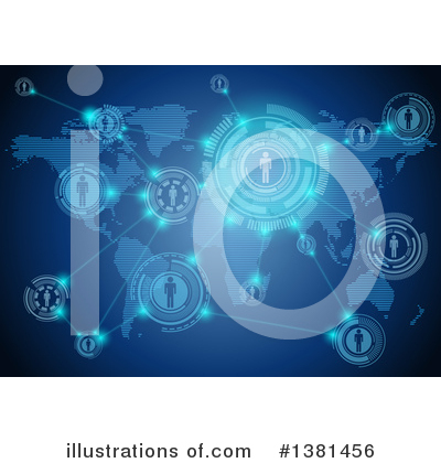Royalty-Free (RF) Networking Clipart Illustration by dero - Stock Sample #1381456