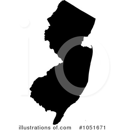 Royalty-Free (RF) New Jersey Clipart Illustration by Jamers - Stock Sample #1051671