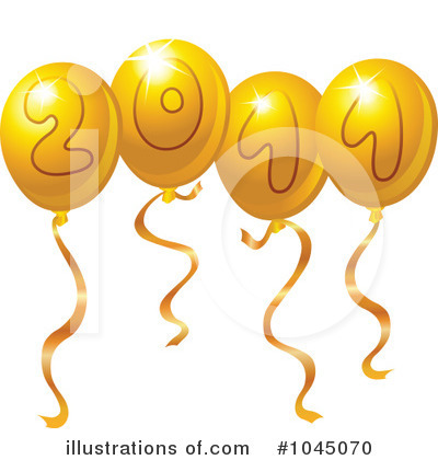 Royalty-Free (RF) New Year Clipart Illustration by yayayoyo - Stock Sample #1045070