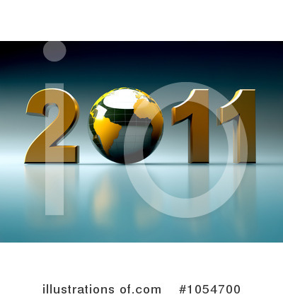 New Year Clipart #1054700 by chrisroll