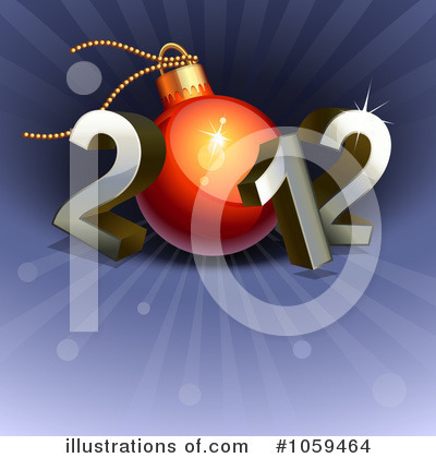 New Year Clipart #1059464 by Oligo