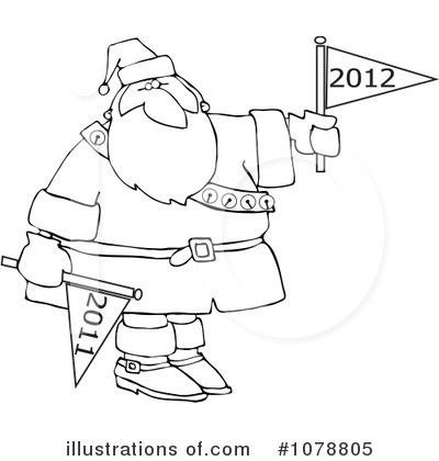 Royalty-Free (RF) New Year Clipart Illustration by djart - Stock Sample #1078805