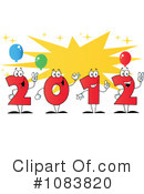 New Year Clipart #1083820 by Hit Toon