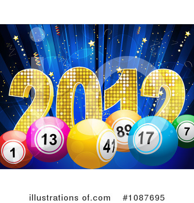 Lottery Balls Clipart #69926 - Illustration by elaineitalia