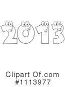 New Year Clipart #1113977 by Hit Toon