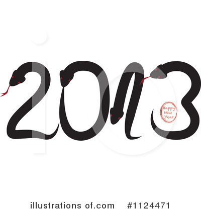 Royalty-Free (RF) New Year Clipart Illustration by Eugene - Stock Sample #1124471