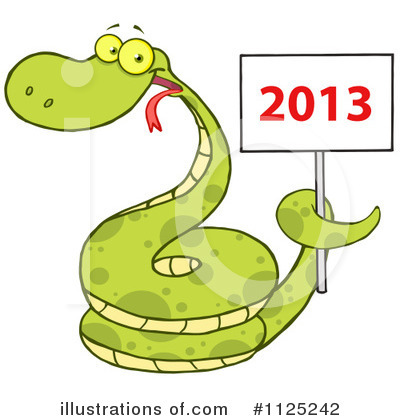 Royalty-Free (RF) New Year Clipart Illustration by Hit Toon - Stock Sample #1125242