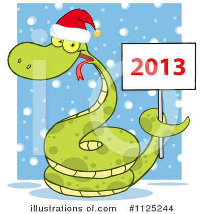 Royalty-Free (RF) New Year Clipart Illustration by Hit Toon - Stock Sample #1125244