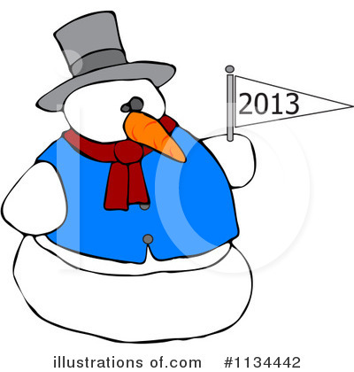Royalty-Free (RF) New Year Clipart Illustration by djart - Stock Sample #1134442