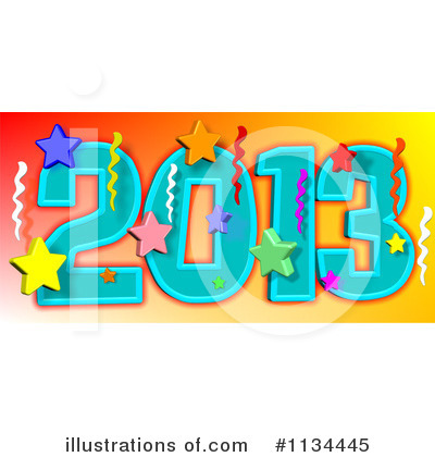 Royalty-Free (RF) New Year Clipart Illustration by djart - Stock Sample #1134445