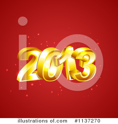 Royalty-Free (RF) New Year Clipart Illustration by vectorace - Stock Sample #1137270