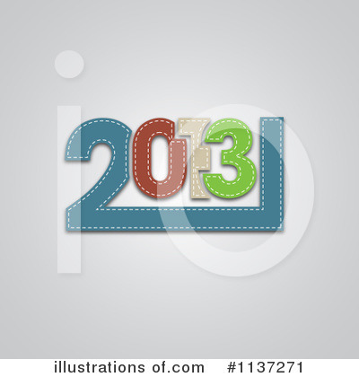 Royalty-Free (RF) New Year Clipart Illustration by vectorace - Stock Sample #1137271
