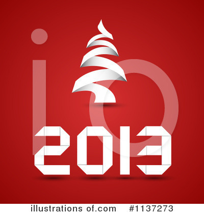 Royalty-Free (RF) New Year Clipart Illustration by vectorace - Stock Sample #1137273