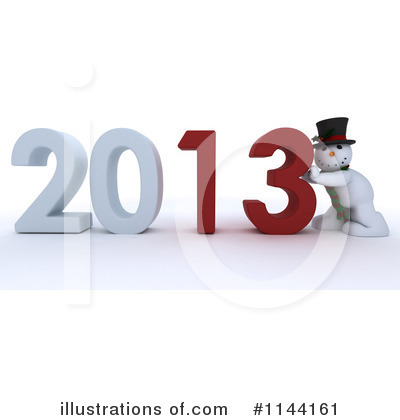 Royalty-Free (RF) New Year Clipart Illustration by KJ Pargeter - Stock Sample #1144161