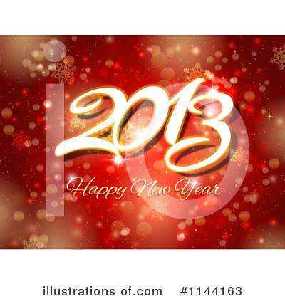 Royalty-Free (RF) New Year Clipart Illustration by KJ Pargeter - Stock Sample #1144163
