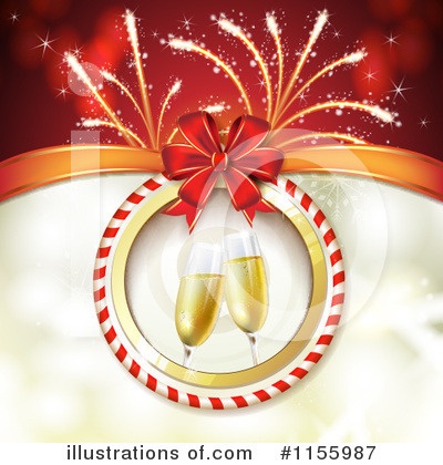 Royalty-Free (RF) New Year Clipart Illustration by merlinul - Stock Sample #1155987