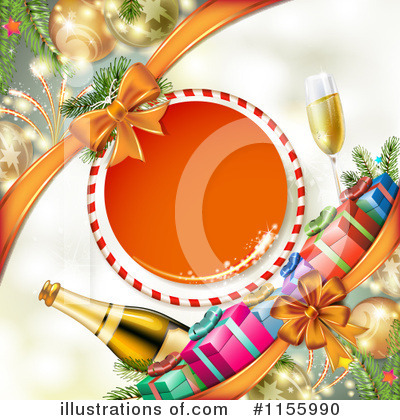 Royalty-Free (RF) New Year Clipart Illustration by merlinul - Stock Sample #1155990