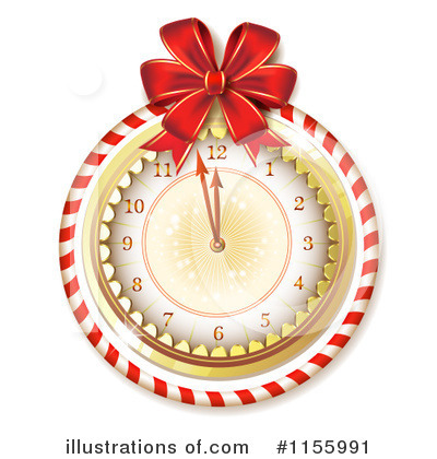 Royalty-Free (RF) New Year Clipart Illustration by merlinul - Stock Sample #1155991