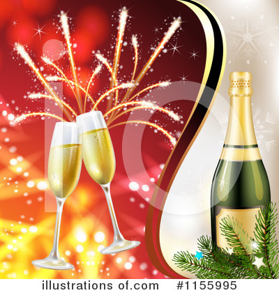 Royalty-Free (RF) New Year Clipart Illustration by merlinul - Stock Sample #1155995