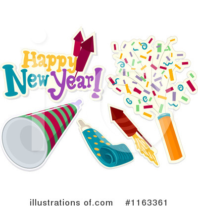 Royalty-Free (RF) New Year Clipart Illustration by BNP Design Studio - Stock Sample #1163361