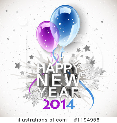 Balloons Clipart #1194956 by Oligo