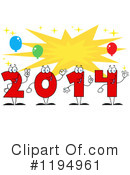 New Year Clipart #1194961 by Hit Toon