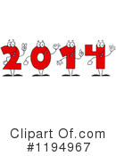 New Year Clipart #1194967 by Hit Toon