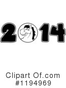 New Year Clipart #1194969 by Hit Toon