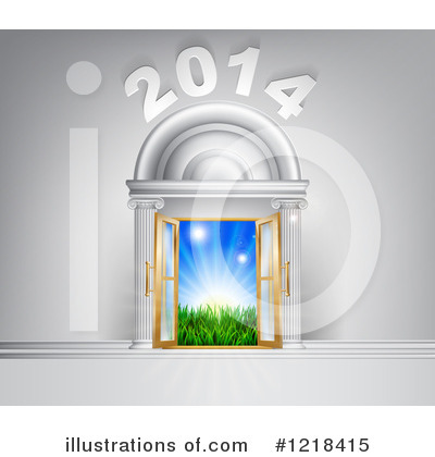 Royalty-Free (RF) New Year Clipart Illustration by AtStockIllustration - Stock Sample #1218415
