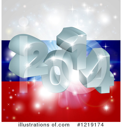 Russian Flag Clipart #1219174 by AtStockIllustration