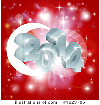 Royalty-Free (RF) New Year Clipart Illustration by AtStockIllustration - Stock Sample #1223705